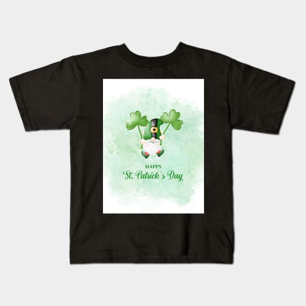 Happy st patricks day Kids T-Shirt by Samira.Store